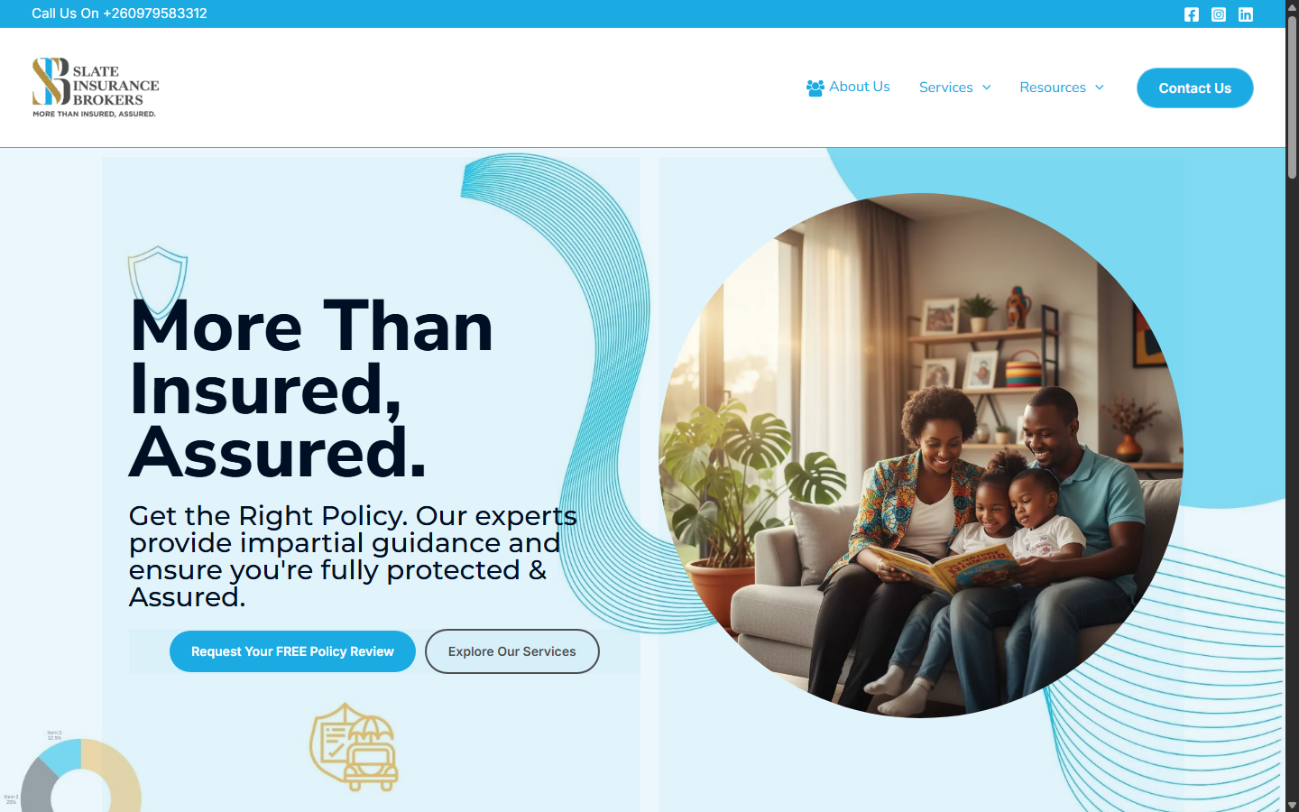 Slate Insurance Desktop View
